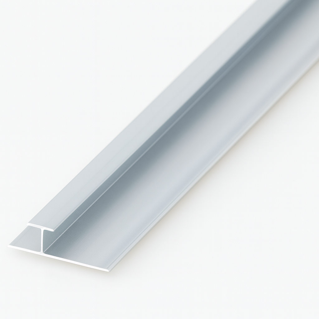 Spojovacia lišta – H profil z hliníka (zlatá / strieborná)