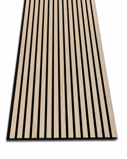 Light Oak Brown Akustický MDF panel s PET filcom