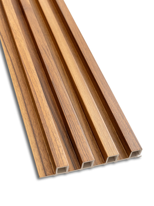 Warm Teak Prémiový 3D WPC nástenný panel