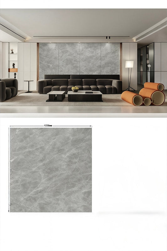 Grey Marble Stone Prémiový PVC nástenný panel