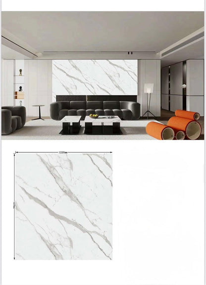 Calacatta White Marble Prémiový PVC nástenný panel