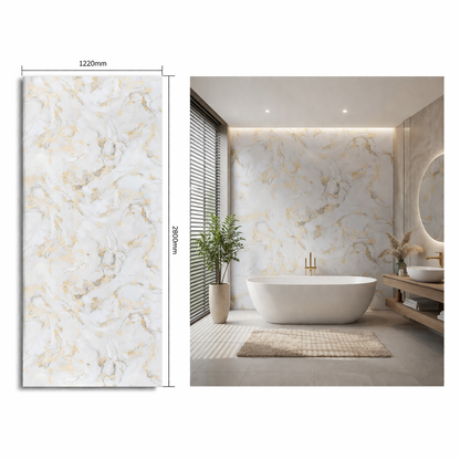 Cream Cloud Marble Prémium PVC nástenný panel