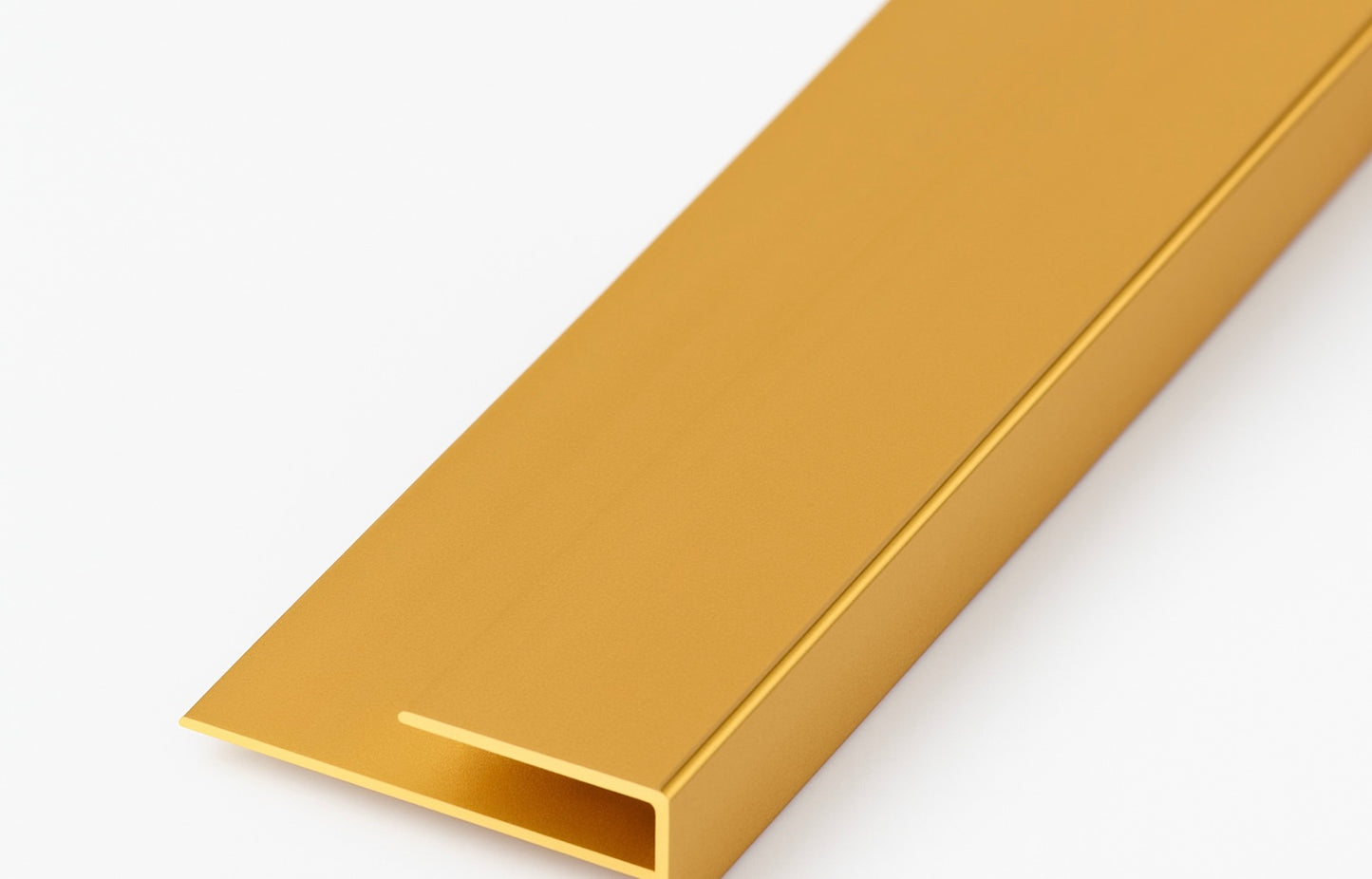 Ukončovacia lišta – U profil na PVC panely (strieborná / zlatá)