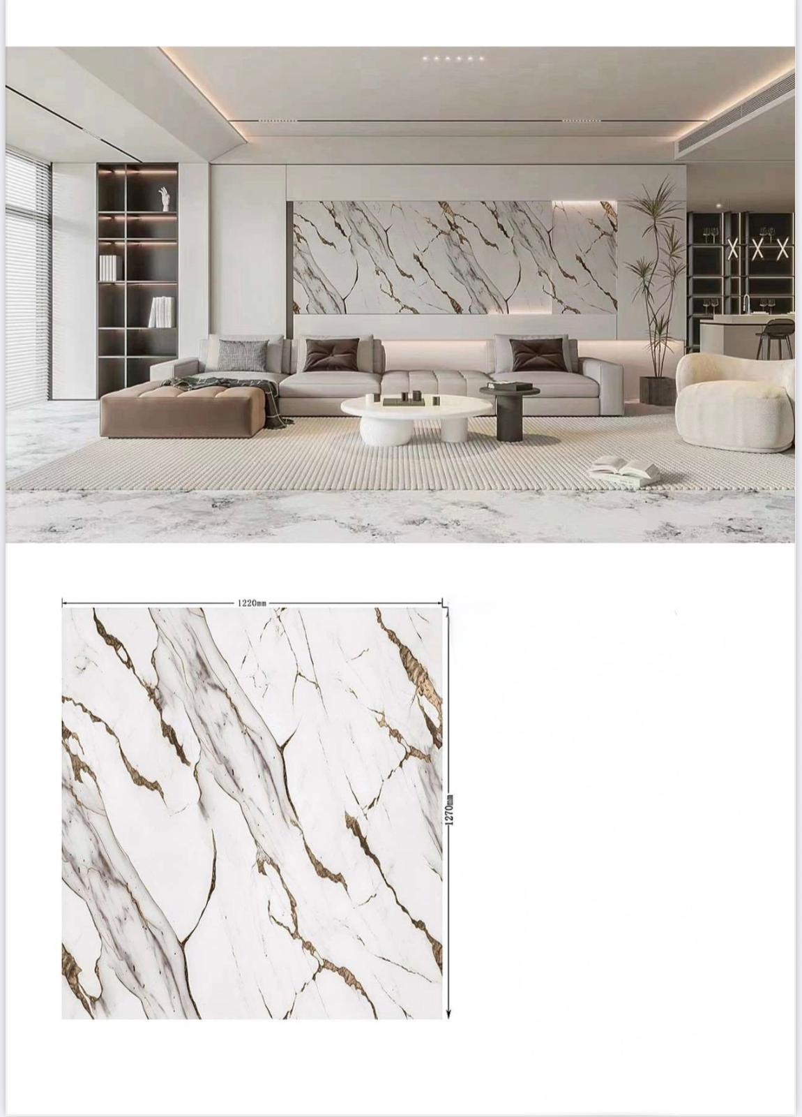 Royal Gold Marble – Prémiový PVC nástenný panel