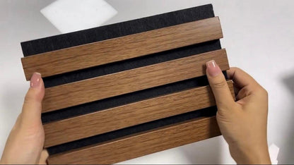 Walnut Akustický MDF panel s PET filcom