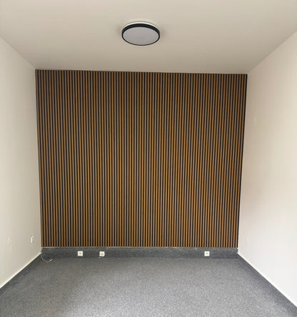 Walnut Akustický MDF panel s PET filcom