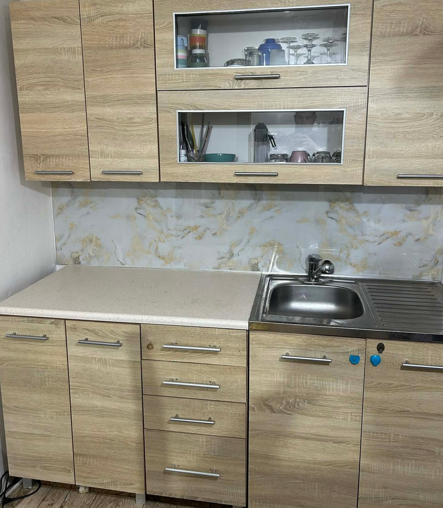 Cream Cloud Marble Prémium PVC nástenný panel