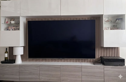 Ash Grey Oak Prémiový 3D WPC nástenný panel