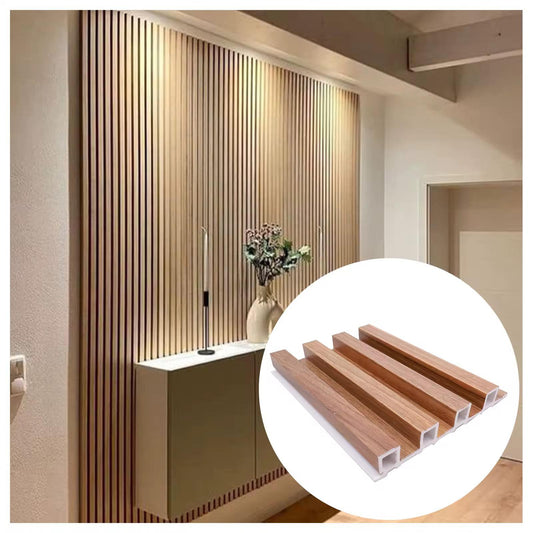 Warm Teak Prémiový 3D WPC nástenný panel