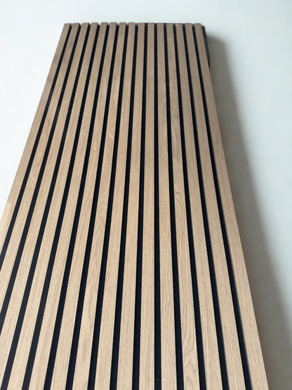 Light Oak Brown Akustický MDF panel s PET filcom